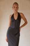 ASADA MAXI DRESS - BLACK
