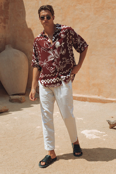 ASTLEY SHIRT - WINE