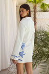 ASTLEY LONG SLEEVE MINI DRESS - ASTLEY BLUE