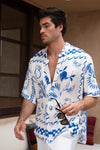 ASTLEY SHIRT - WHITE/BLUE