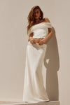 AUDRINA MAXI SKIRT - IVORY