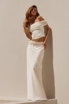 AUDRINA MAXI SKIRT - IVORY