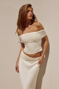 AUDRINA TOP - IVORY