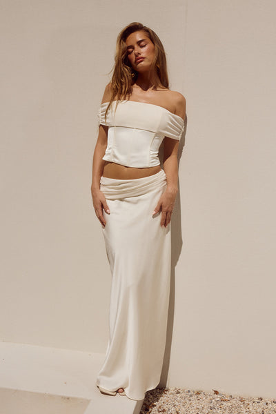 AUDRINA TOP - IVORY