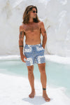 BANDANA SHORT - BLUE