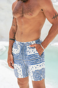 BANDANA SHORT - BLUE