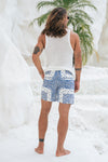 BANDANA SHORT - BLUE