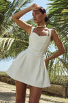 BETHANI MINI DRESS - WHITE