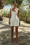 BETHANI MINI DRESS - WHITE