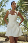 BETHANI MINI DRESS - WHITE
