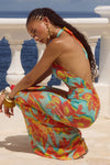 BRANDY MAXI DRESS - DIAZ AQUA