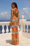 BRANDY MAXI DRESS - DIAZ AQUA