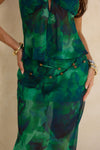BRANDY MAXI SKIRT - CALISTA GREEN