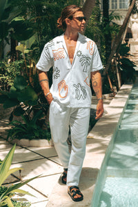 BRODIE SHORT SLEEVE SHIRT - WHITE