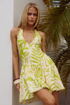 BYDIE MINI DRESS - MATELO LIME