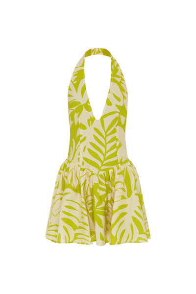 BYDIE MINI DRESS - MATELO LIME