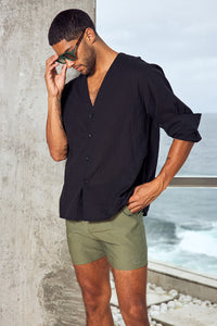CARLOS TAILORED SHORTS - KHAKI