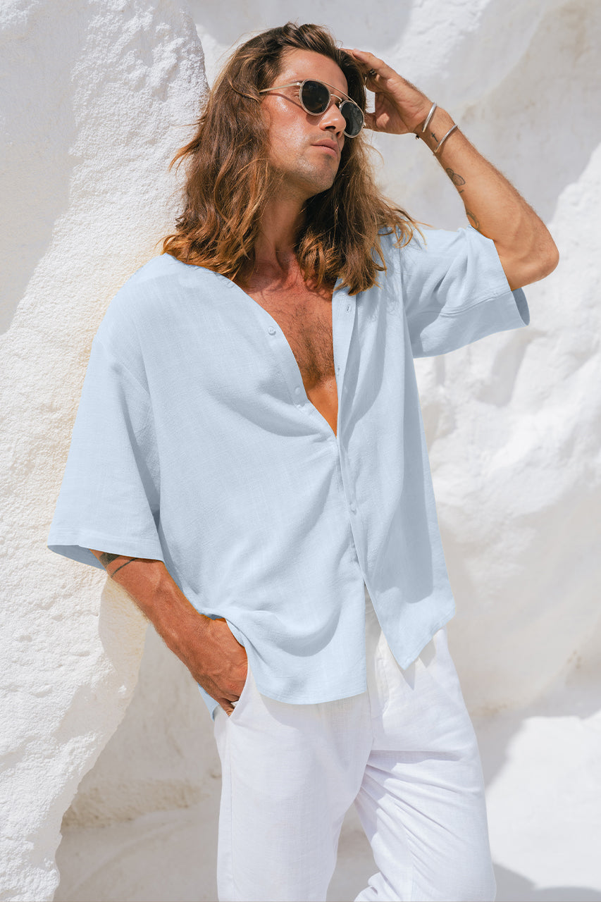 CASSIAN SHIRT - SKY BLUE