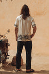 CASSIUS SHIRT - SAND/BLACK