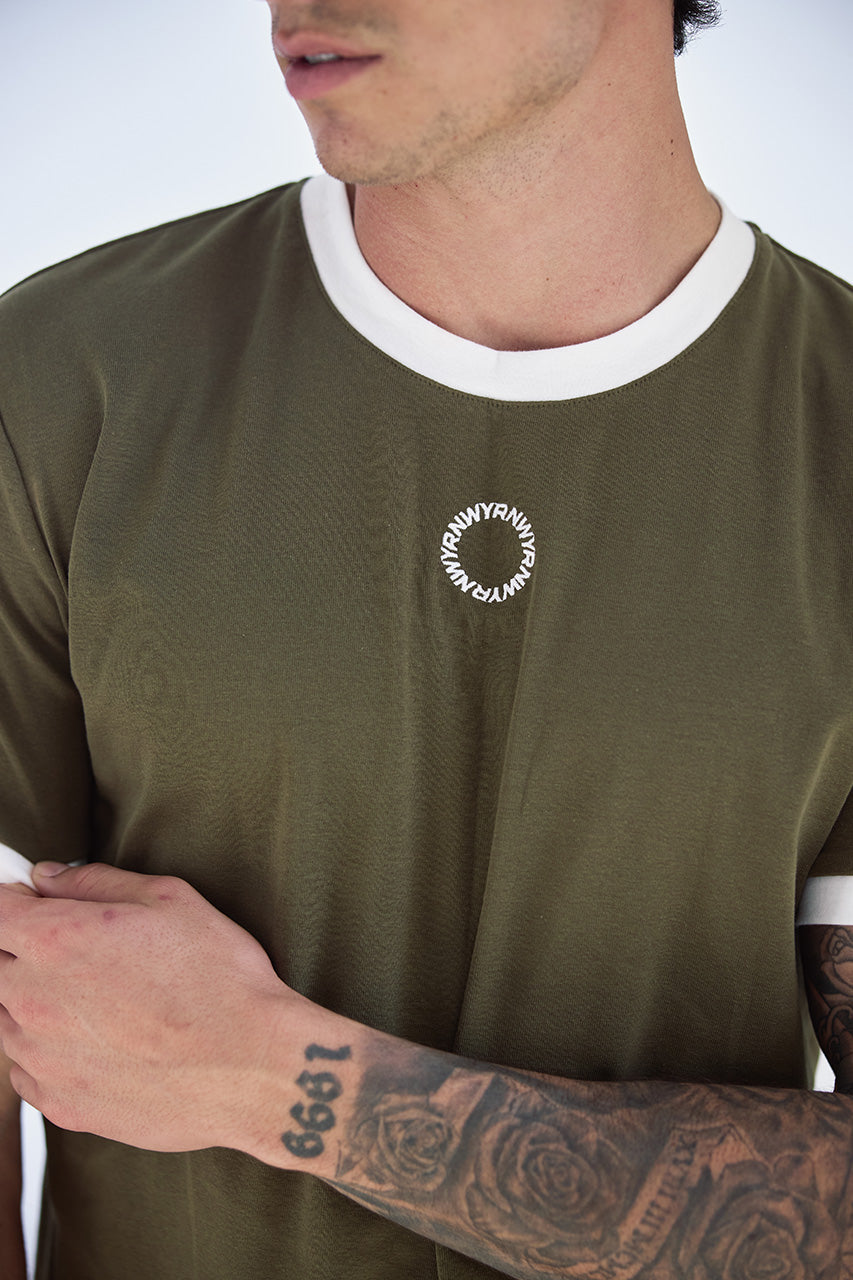 CAYDEN FITTED T-SHIRT - KHAKI