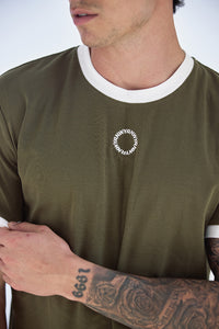 CAYDEN FITTED T-SHIRT - KHAKI