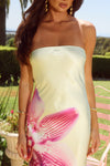 CELESTE MAXI DRESS - ORCHID YELLOW