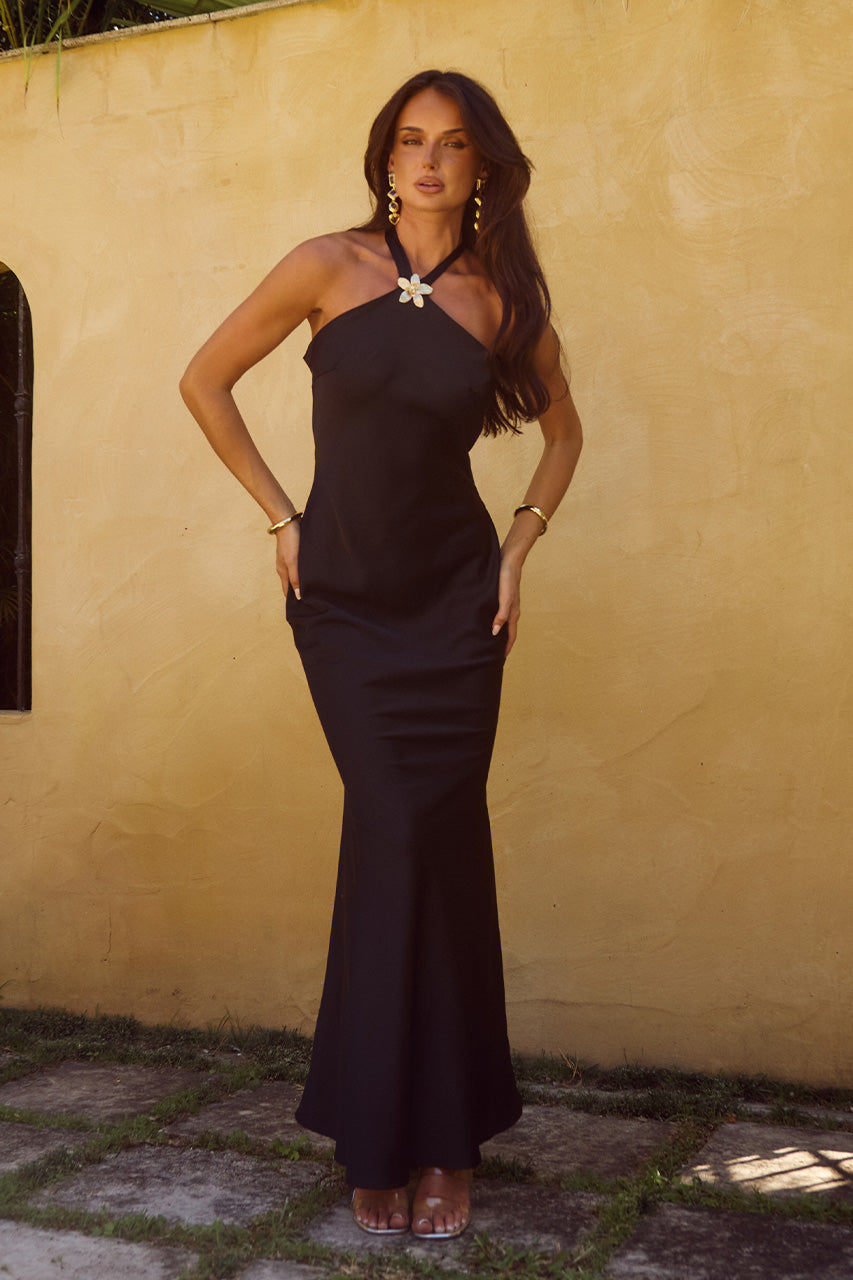 CHARA MAXI DRESS - BLACK