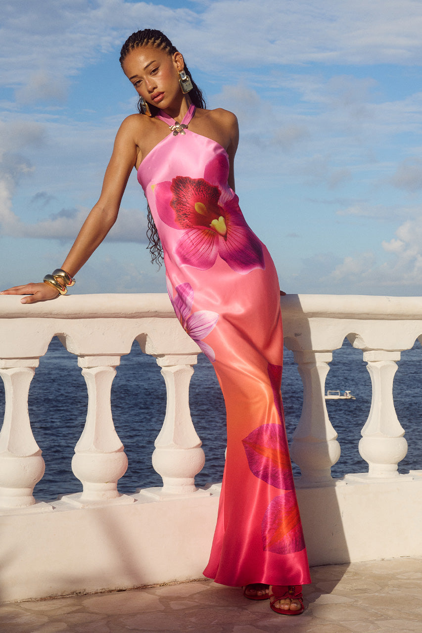 CHARA MAXI DRESS - COSMO OMBRE