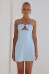CHERISH MINI DRESS - SKY BLUE