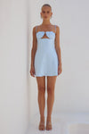 CHERISH MINI DRESS - SKY BLUE
