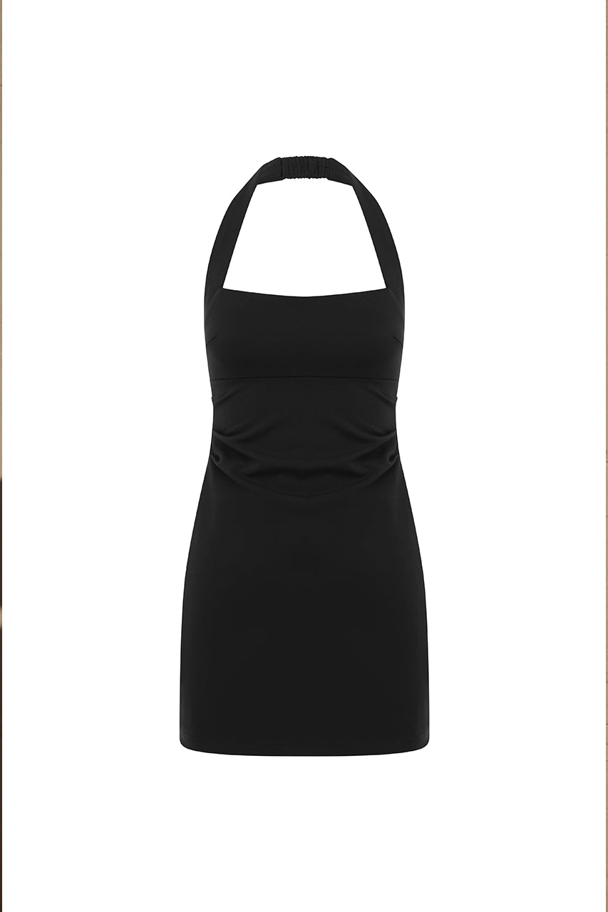 FRANCA MINI DRESS - BLACK