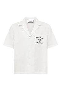 CILLIAN SHORT SLEEVE SHIRT - WHITE