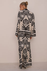 CLEMENTINE MAXI SKIRT - BRODIE SAND