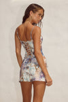 EMORY TAILORED MINI SKORT - ZARLA CHOC