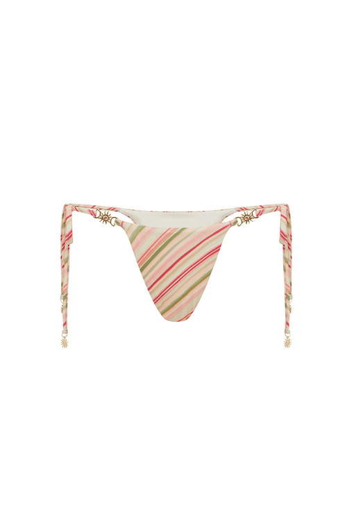 CUBA SIDE TIE BIKINI BOTTOM - SADIE PINK