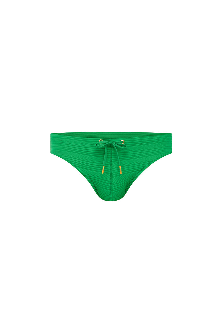 DAMIEN PLAIN RACER SWIM BRIEF - GREEN