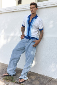DARIUS SHIRT - BLUE MULTI