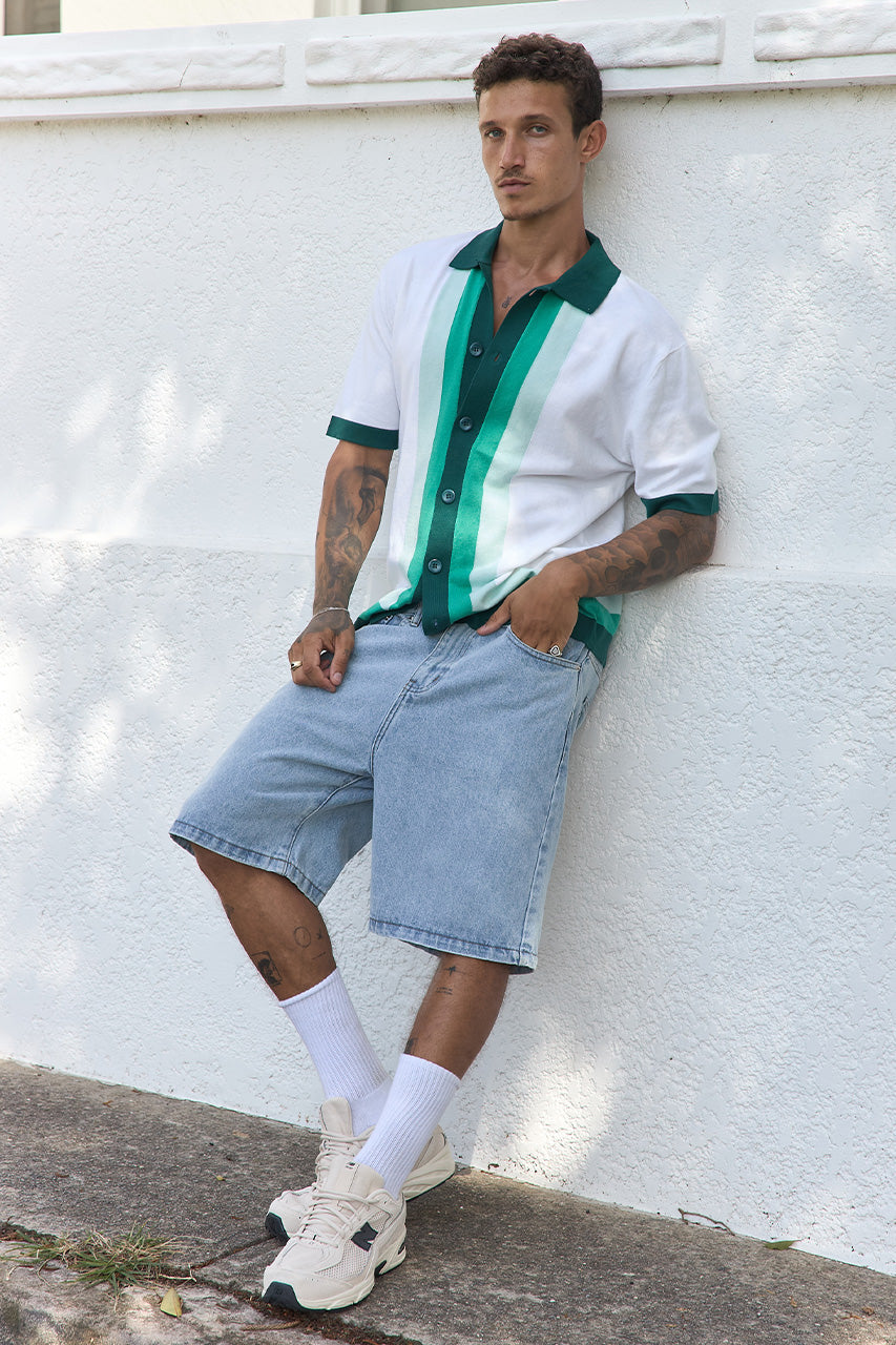 DARIUS SHIRT - GREEN MULTI