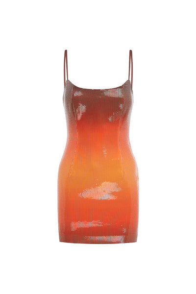 DEIA SEQUIN MINI DRESS - BLAZE OMBRE