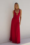 DENVER MAXI DRESS - CHERRY