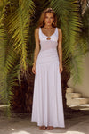 DENVER MAXI DRESS - WHITE