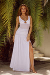 DENVER MAXI DRESS - WHITE