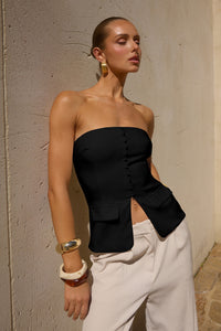 DOLTON TOP - BLACK
