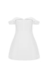 EBONY MINI DRESS - WHITE