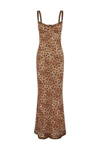 ECHO MAXI DRESS - LEOPARD PRINT