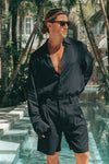 EDDIE LONG SLEEVE SHIRT - BLACK