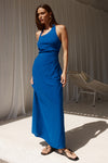 ELERA MIDI DRESS - COBALT