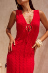 ELLIRA MAXI DRESS - RED