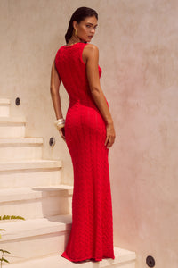 ELLIRA MAXI DRESS - RED