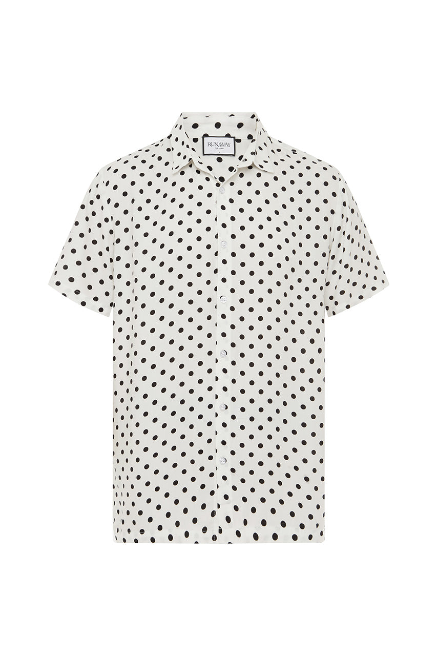 ELTON SHIRT - WHITE DOT